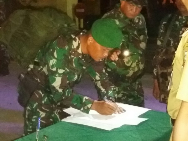 Infantri TNI AD Gelar Serahterima Peleton Beranting